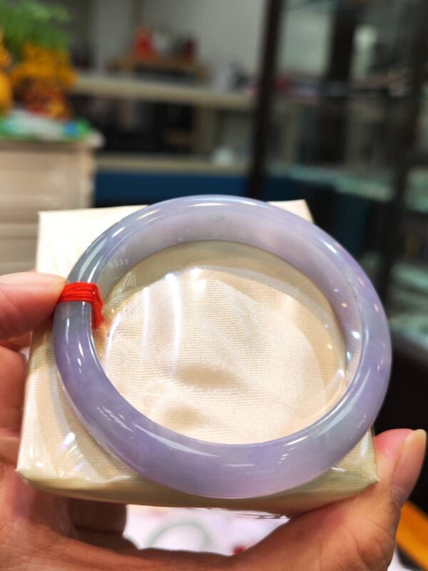 img_2346 冰種紫羅蘭正圈手鐲|天然緬甸玉A貨