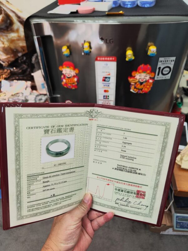 img_2354 ✨天然緬甸玉A貨 ✨
🔥 放光玻璃種飄花 正圈手鐲 🔥