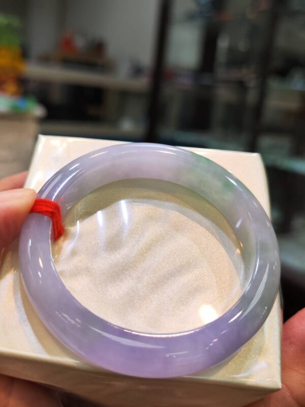 img_2369 冰種紫羅蘭春彩正圈手鐲|天然緬甸玉A貨