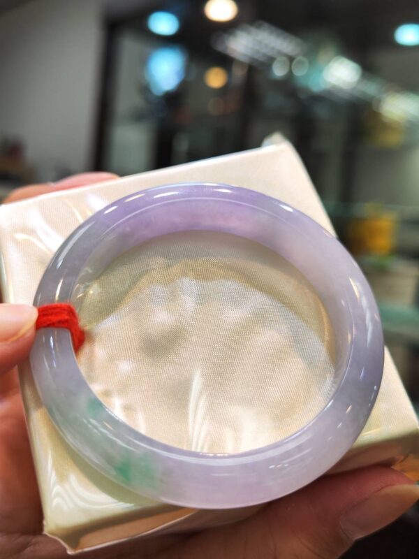 img_2371 冰種紫羅蘭春彩正圈手鐲|天然緬甸玉A貨