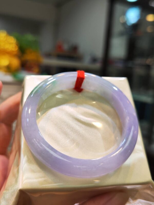 img_2374 冰種紫羅蘭春彩正圈手鐲|天然緬甸玉A貨