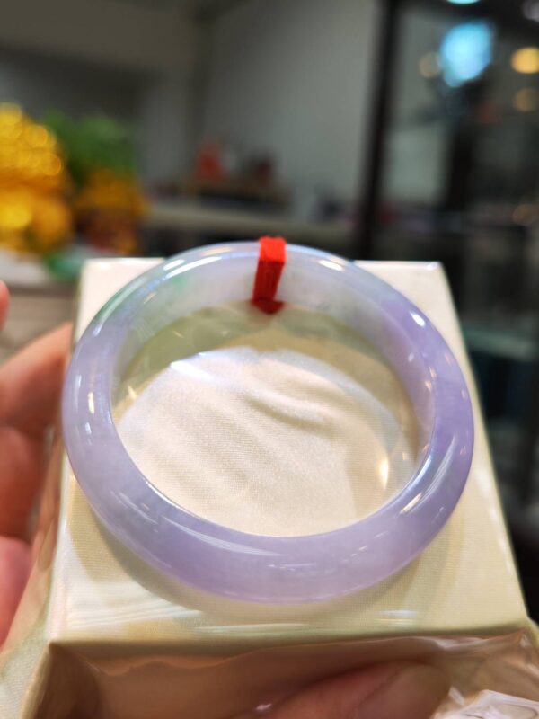 img_2375 冰種紫羅蘭春彩正圈手鐲|天然緬甸玉A貨