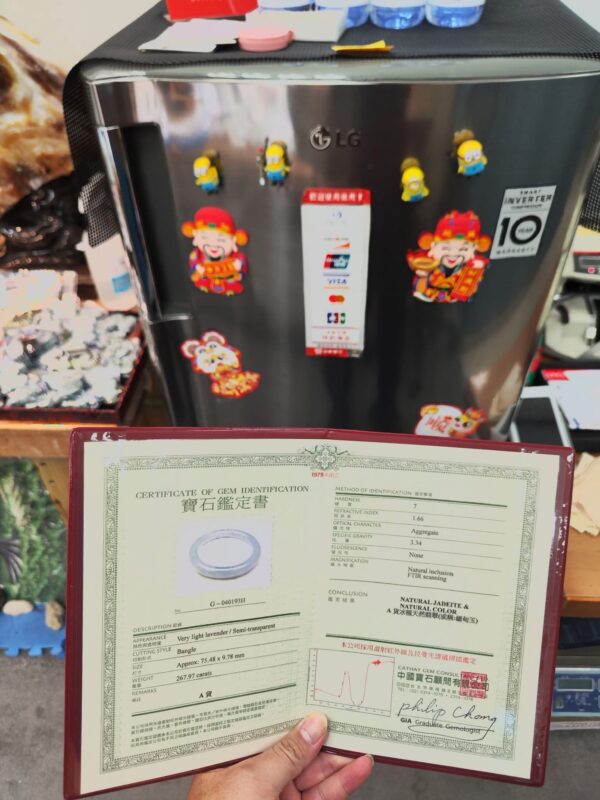 天然緬甸玉A貨《冰種白月光正圈圓骨手鐲》