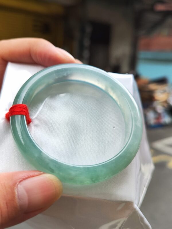 ✨天然緬甸玉A貨《冰種天空藍正圈手鐲》✨