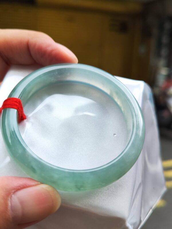 ✨天然緬甸玉A貨《冰種天空藍正圈手鐲》✨