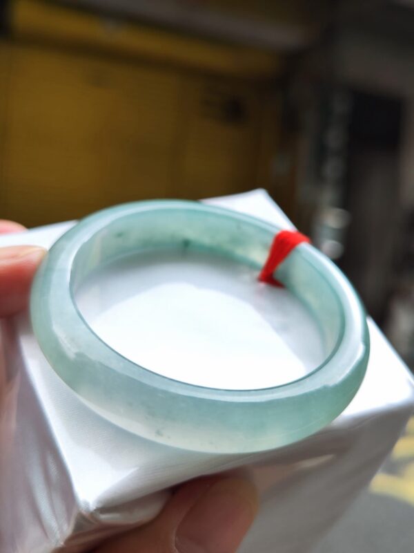 ✨天然緬甸玉A貨《冰種天空藍正圈手鐲》✨