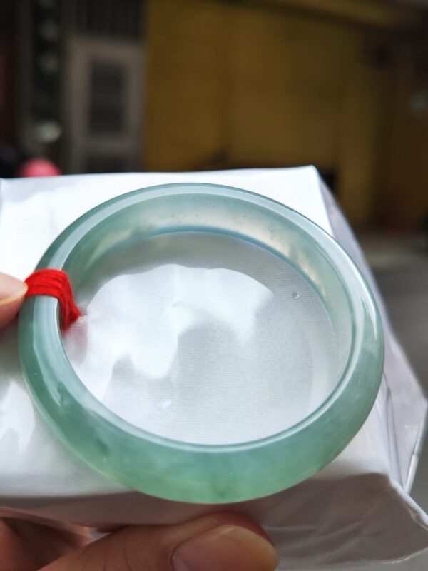 ✨天然緬甸玉A貨《冰種天空藍正圈手鐲》✨