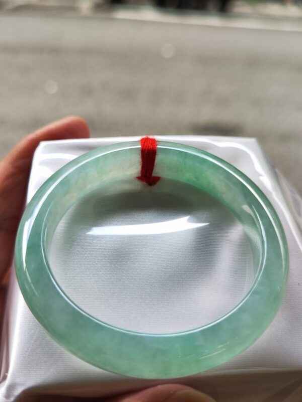 ✨ 天然緬甸玉A貨 冰種飄陽綠正圈手鐲 ✨