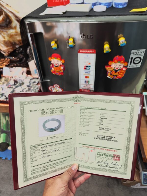 ✨天然緬甸玉A貨 ✨
🔥 冰玻種飄花 正圈圓骨手鐲 🔥