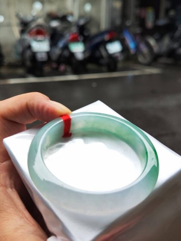 ✨ 天然緬甸玉A貨 冰種飄陽綠正圈手鐲 ✨