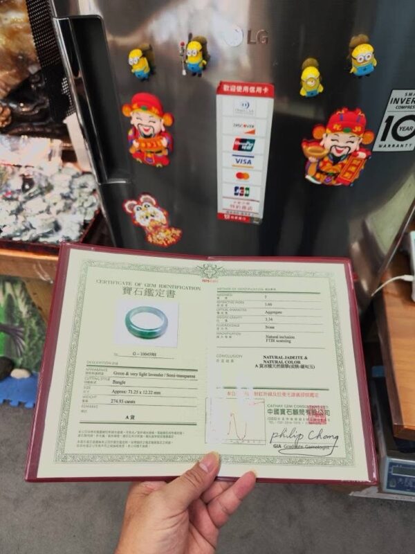 ✨ 天然緬甸玉A貨 冰種飄陽綠正圈手鐲 ✨