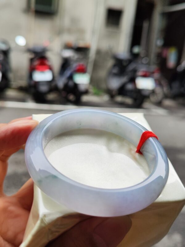 🌸 冰種紫羅蘭正圈手鐲｜天然緬甸玉A貨 🌸