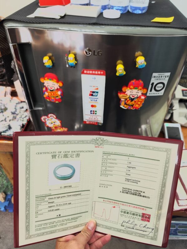 ✨ 天然緬甸玉A貨 冰種果綠正圈手鐲 ✨