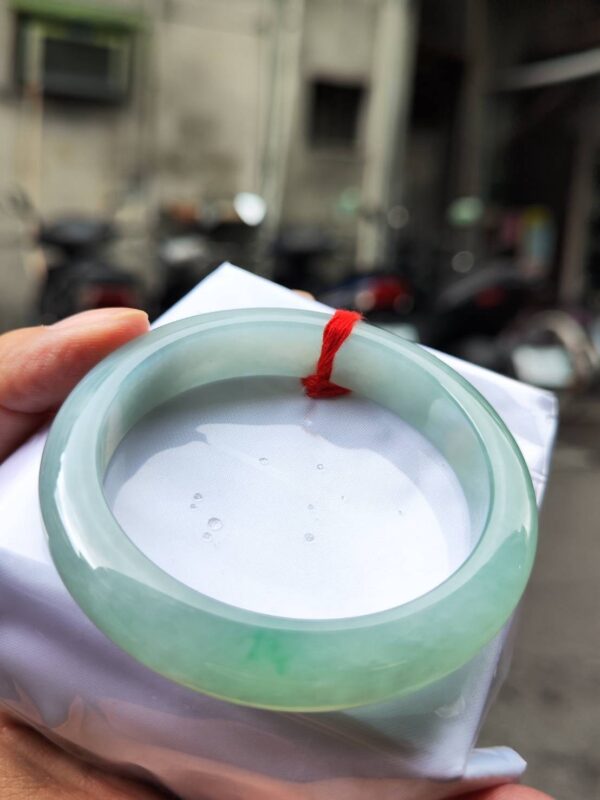 ✨ 天然緬甸玉A貨 冰種果綠正圈手鐲 ✨