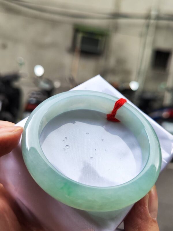 ✨ 天然緬甸玉A貨 冰種果綠正圈手鐲 ✨