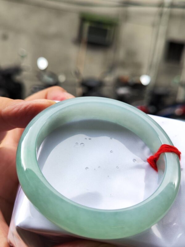 ✨ 天然緬甸玉A貨 冰種果綠正圈手鐲 ✨