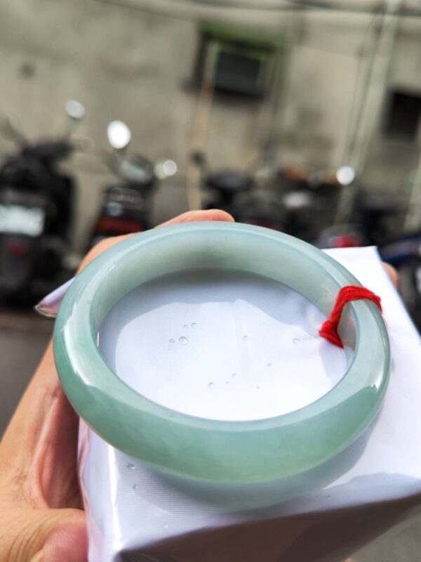 ✨ 天然緬甸玉A貨 冰種果綠正圈手鐲 ✨
