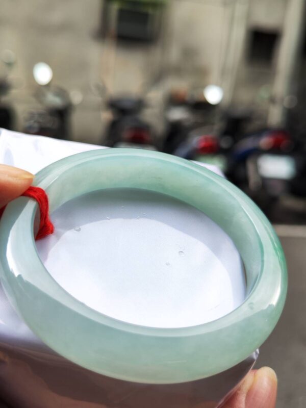 ✨ 天然緬甸玉A貨 冰種果綠正圈手鐲 ✨