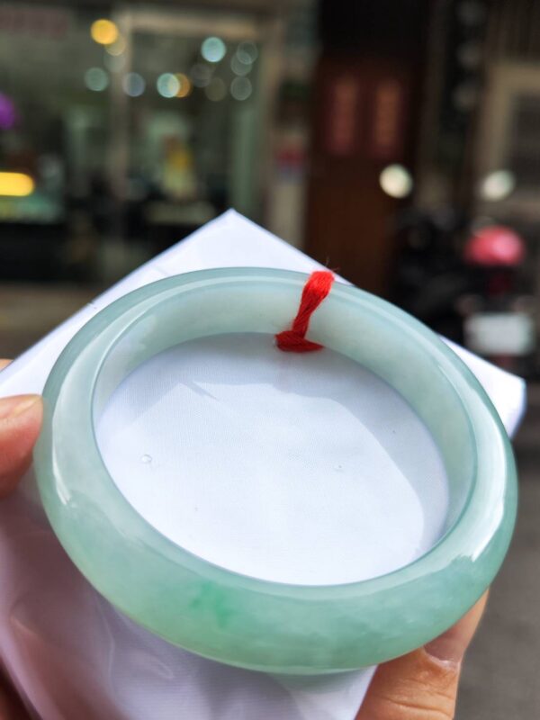 ✨ 天然緬甸玉A貨 冰種果綠正圈手鐲 ✨