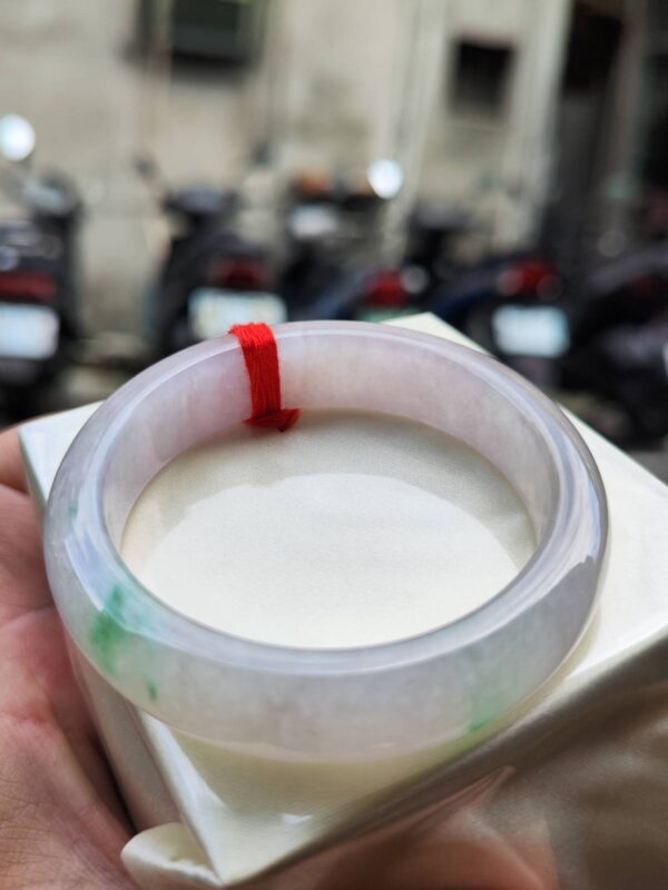 img_2859 🌸冰種 紫羅蘭正圈手鐲|天然緬甸玉A貨 🌸