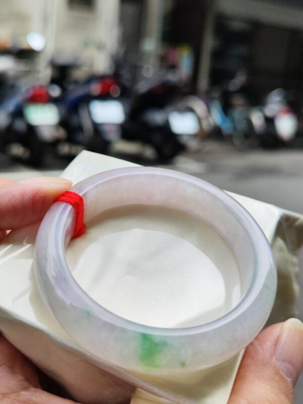 img_2863 🌸冰種 紫羅蘭正圈手鐲|天然緬甸玉A貨 🌸