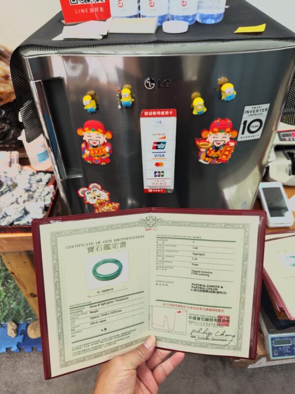 ✨ 天然緬甸玉A貨 滿色陽綠正圈手鐲 ✨