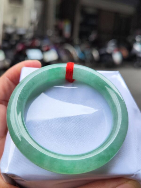 ✨ 天然緬甸玉A貨 滿色陽綠正圈手鐲 ✨