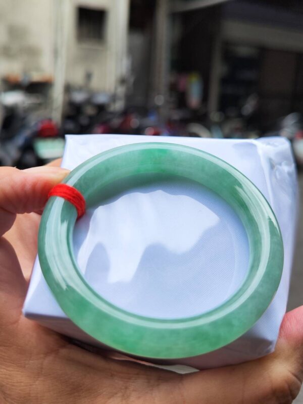 ✨ 天然緬甸玉A貨 滿色陽綠正圈手鐲 ✨