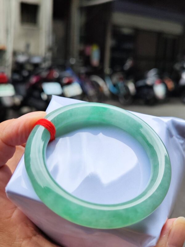✨ 天然緬甸玉A貨 滿色陽綠正圈手鐲 ✨