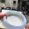 🌸 冰透紫羅蘭正圈手鐲｜天然緬甸玉A貨 🌸