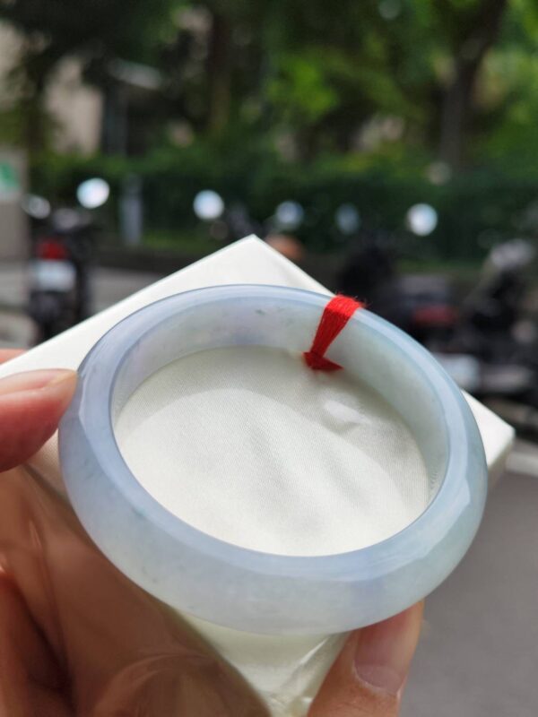冰透紫羅蘭正圈手鐲｜天然緬甸玉A貨 🌸