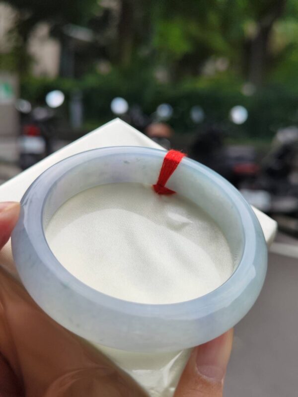 冰透紫羅蘭正圈手鐲｜天然緬甸玉A貨 🌸