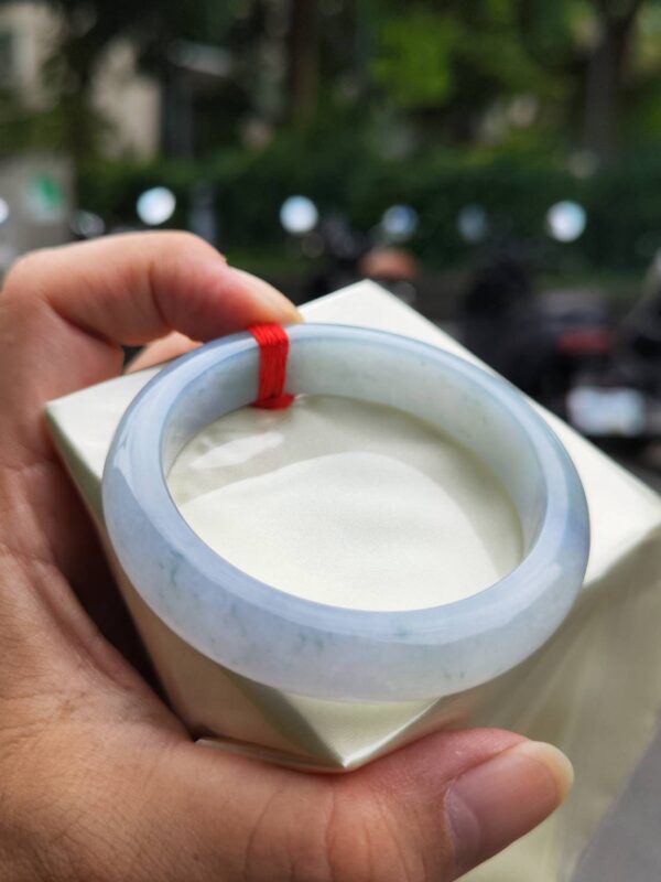 冰透紫羅蘭正圈手鐲｜天然緬甸玉A貨 🌸