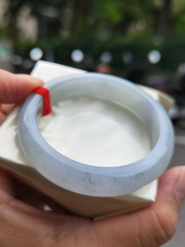 冰透紫羅蘭正圈手鐲｜天然緬甸玉A貨 🌸