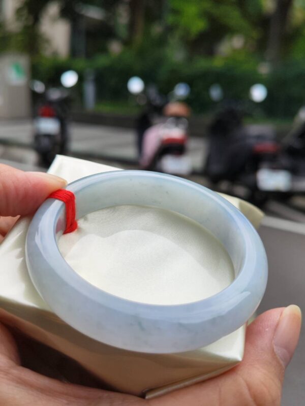 冰透紫羅蘭正圈手鐲｜天然緬甸玉A貨 🌸