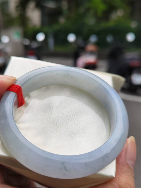 冰透紫羅蘭正圈手鐲｜天然緬甸玉A貨 🌸