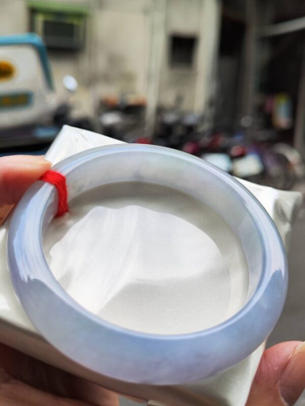 🌸冰種芙蓉紫羅蘭正圈手鐲｜天然緬甸玉A貨 🌸