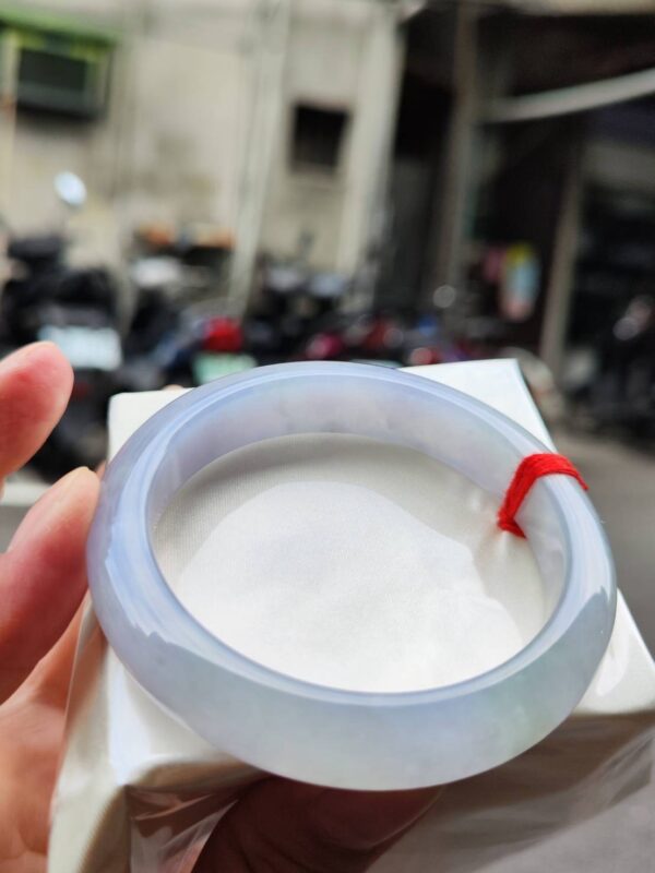 🌸冰種芙蓉紫羅蘭正圈手鐲｜天然緬甸玉A貨 🌸