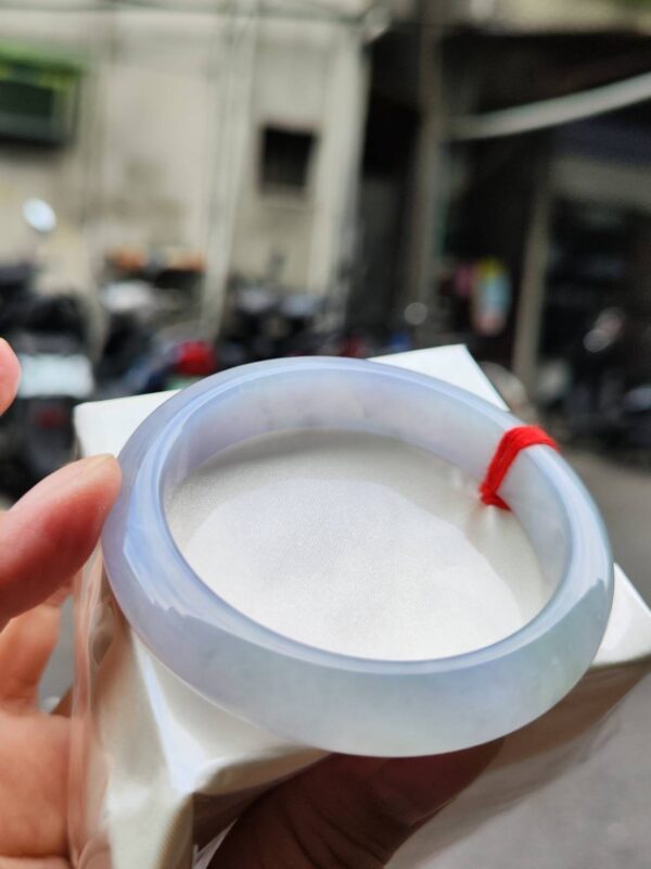 🌸冰種芙蓉紫羅蘭正圈手鐲｜天然緬甸玉A貨 🌸