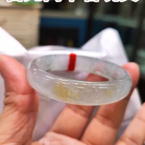 🌈【頂級三彩玻璃種正圈手鐲】🌈