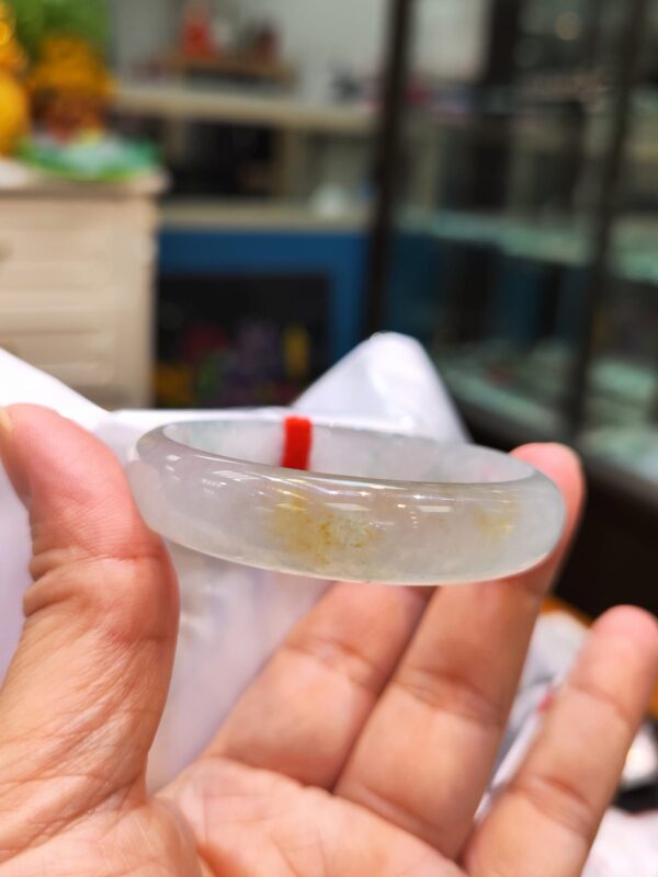 🌈【頂級三彩玻璃種正圈手鐲】🌈