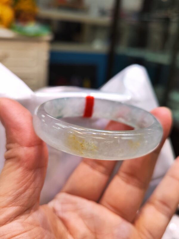 🌈【頂級三彩玻璃種正圈手鐲】🌈