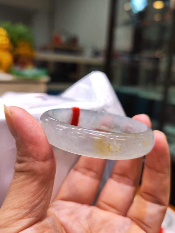 🌈【頂級三彩玻璃種正圈手鐲】🌈