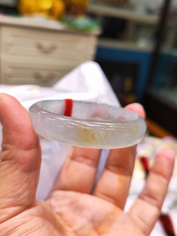 🌈【頂級三彩玻璃種正圈手鐲】🌈