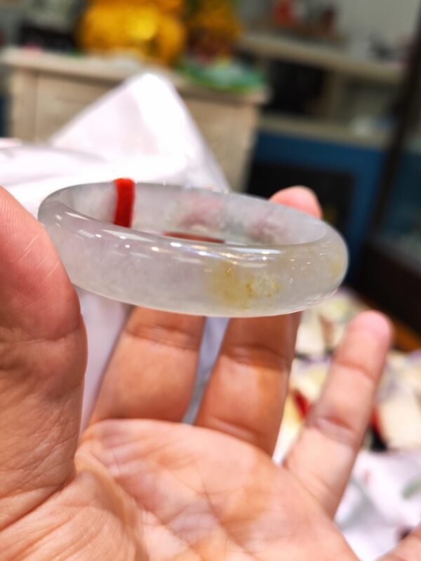 🌈【頂級三彩玻璃種正圈手鐲】🌈