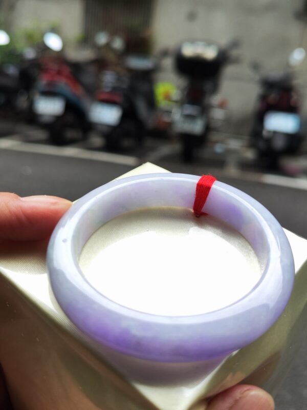 🌸濃豔紫羅蘭正圈手鐲｜天然緬甸玉A貨 🌸