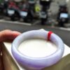 🌸濃豔紫羅蘭正圈手鐲｜天然緬甸玉A貨 🌸