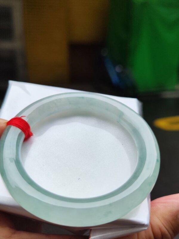 🔥 頂級放光玻璃種圓骨正圈手鐲 🔥