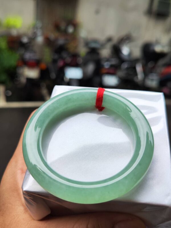 🔥 冰種滿綠粗圓骨 正圈手鐲 🔥