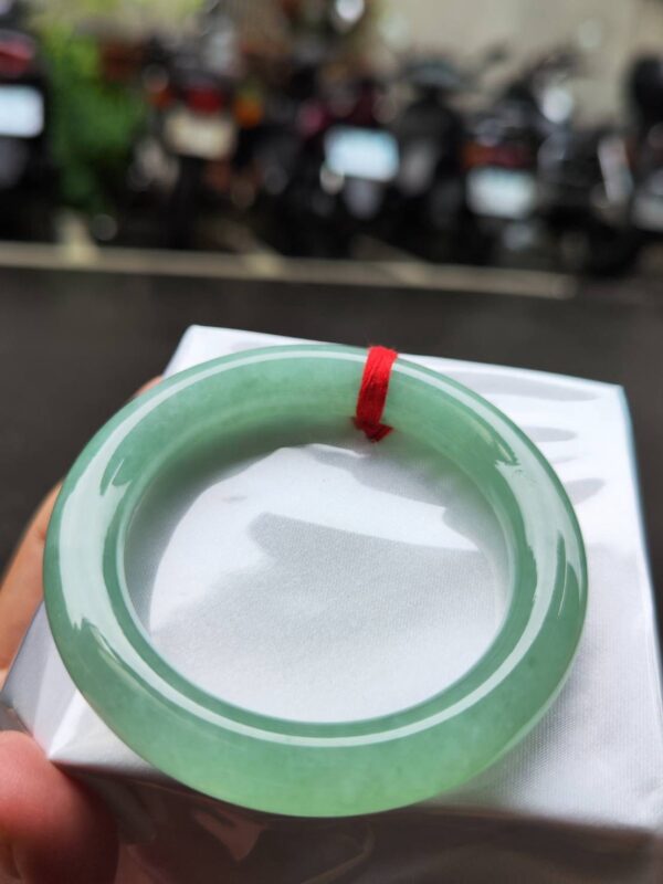 🔥 冰種滿綠粗圓骨 正圈手鐲 🔥